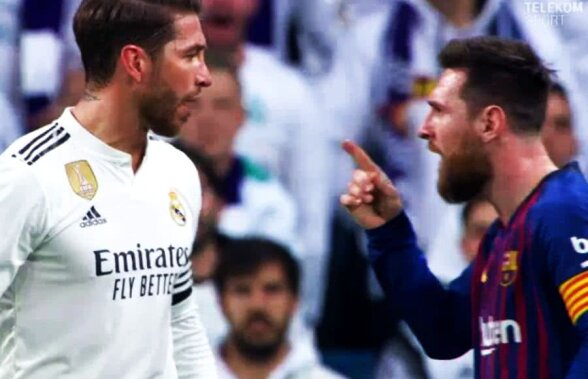 REAL MADRID - BARCELONA 0-1 // Sergio Ramos și Leo Messi, la un pas de BĂTAIE pe teren » Faza care l-a scos din minți pe argentinian