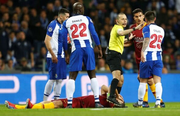 PORTO - AS ROMA 3-1 // Cuneyt Cakir, desființat » Jucătorii Romei acuză fără ezitări: „Am avut un penalty clar. E o rușine!”