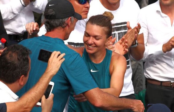 FOTO Surpriză în tribune la Indian Wells! Darren Cahill a fost prezent la meciul Simonei Halep