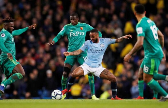 MANCHESTER CITY - WATFORD 3-1 // FOTO City, tot mai aproape de titlu! Raheem Sterling, hatrick de senzație în doar 13 minute