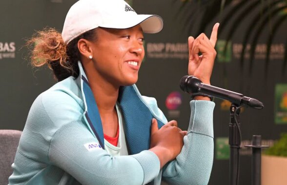 VIDEO Naomi Osaka, pusă pe glume la Indian Wells: „Striga întruna: «Termină odată meciul!»”