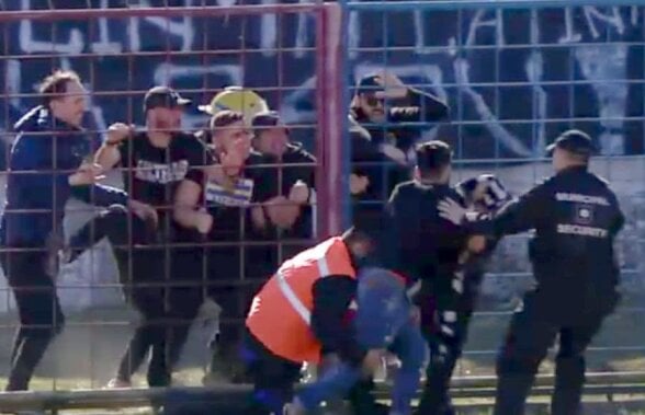 CHINDIA - PETROLUL // VIDEO + FOTO Steagul de gard, motiv de conflict la derby-ul din Liga 2 » Care a fost deznodământul disputei dintre fani