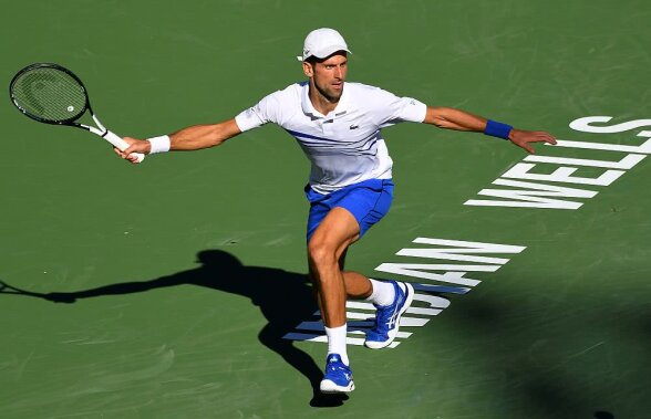 Novak Djokovic, OUT de la Indian Wells! Sârbul a rupt de furie o rachetă: „Nu îmi place să pierd”