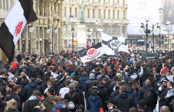 INTER - FRANKFURT // VIDEO + FOTO Invazie la meciul lui Hațegan din Europa League » Imagini impresionante: premieră istorică pe San Siro 