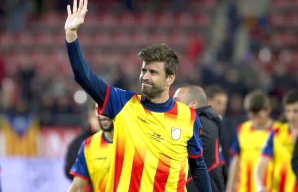 VIDEO Gestul lăudabil făcut de Gerard Pique la meciul Catalunyei » Toată Spania îl aplaudă!