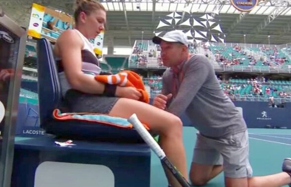 SIMONA HALEP - QIANG WANG 6-4, 7-5 // Dialog între Halep și antrenorul Daniel Dobre: „Aplaudați mai tare! Să fie mai energici băieții”