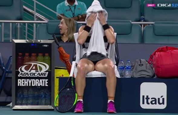 SIMONA HALEP - KAROLINA PLISKOVA // Inexplicabil! Halep a clacat complet după pauza cauzată de ploaia din Miami: a pierdut 9 game-uri la rând