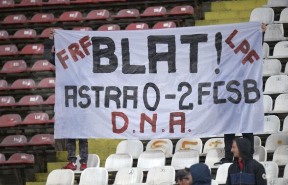 DINAMO - HERMANNSTADT // FOTO EXCLUSIV Fanii lui Dinamo cer să se ia măsuri după meciul suspect Astra - FCSB 0-2 