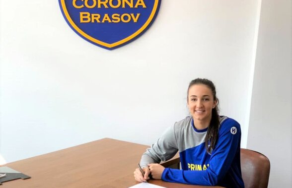 Eliza Buceschi rămâne la Brașov!  Vedeta Coronei a semnat prelungirea contractului: „Vreau să ajungem în cupele europene!”