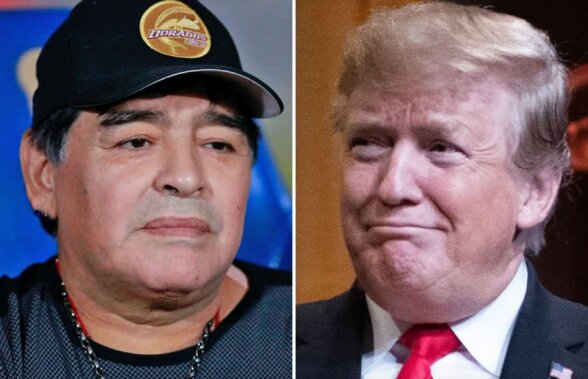 Diego Maradona, atac la Donald Trump: „Șerifii cred că dacă au cea mai mare bombă ne pot conduce”