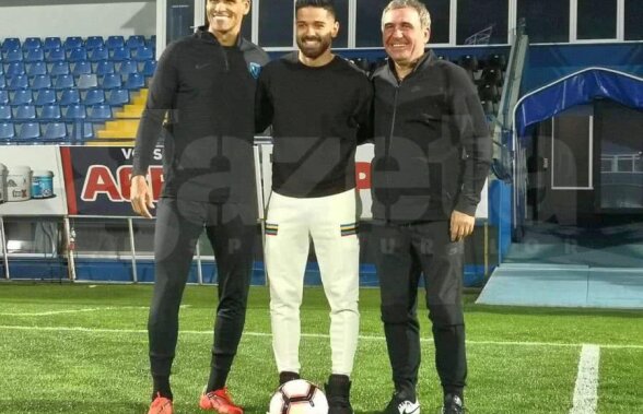 VIITORUL - CSU CRAIOVA // FOTO Rivaldo se înclină în fața lui Gică Hagi: „Pele de România! Mă uitam la el cum joacă”
