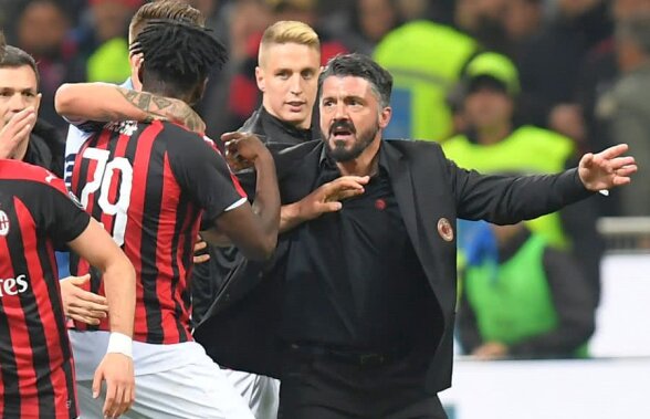 AC MILAN - LAZIO 1-0 // VIDEO + FOTO Scandal pe teren după Milan - Lazio! Gennaro Gattuso a avut de suferit: „Am făcut întindere în sprint”