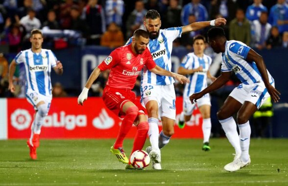 LEGANES - REAL MADRID 1-1 // FOTO Încă un pas greșit pentru echipa lui Zinedine Zidane! Rezultat surprinzător în deplasarea de la Leganes