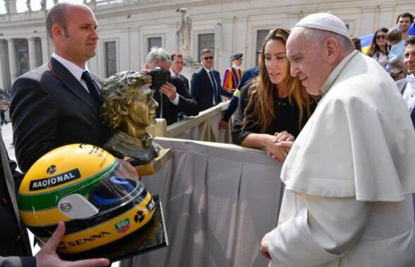 Ayrton Senna // Gest emoționant » Ce a primit Papa la 25 de ani de la moartea marelui Ayrton Senna 