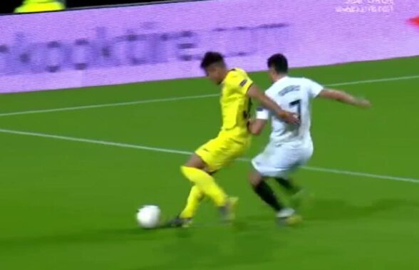 FOTO Românul Andrei Rațiu a debutat pentru Villarreal în „sferturile” Europa League cu Valencia » Controversă la primul gol: a fost vina lui?