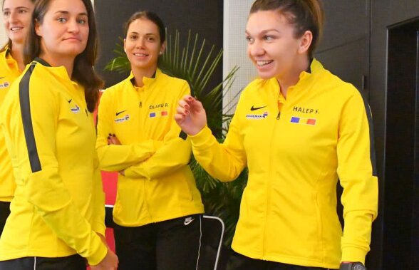 FRANȚA - ROMÂNIA, FED CUP // FOTO Simona Halep, primele declarații după ce a aflat că joacă împotriva Kristinei Mladenovic: „Am emoții, trebuie să recunosc. E diferit în Fed Cup” » Cum arată raportul meciurilor directe