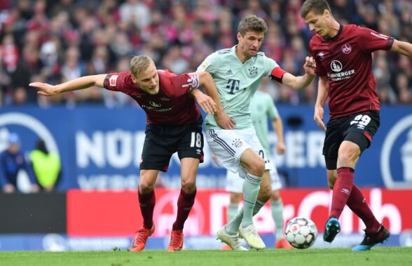 Nurnberg - Bayern 1-1 // VIDEO Titlul în Bundesliga se joacă până în ultima secundă: Bayern nu a profitat de eșecul lui Dortmund
