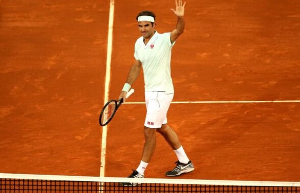 ATP MADRID // FOTO + VIDEO Roger Federer, revenire maiestuoasă pe zgură! Victorie-fulger cu Richard Gasquet, sub privirile legendarului Ronaldo