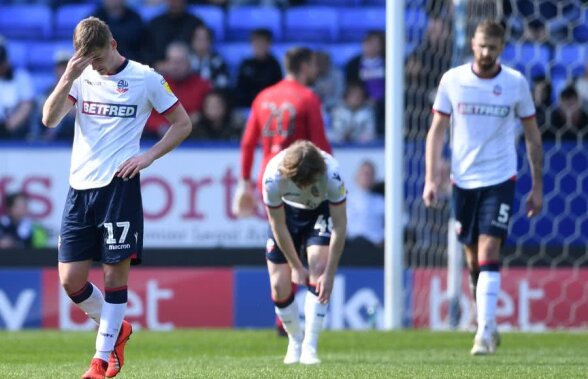 Necazuri mari la Bolton Wanderers: clubul intră în insolvență și retrogradează