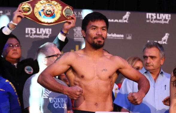 Manny Pacquiao se întoarce în ring la 40 de ani! Cine va fi adversarul său