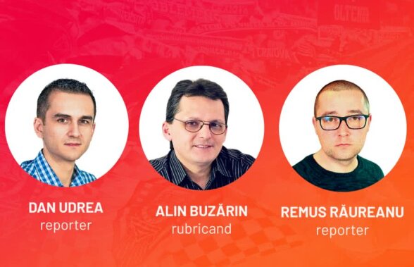 Vocile Gazetei » Alin Buzărin, Remus Răureanu și Dan Udrea după CFR Cluj - CSU Craiova: „Întrebare pentru Papură: Cornele, dormi? E aproape 11 seara!”