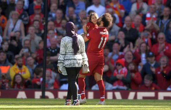 VIDEO+FOTO Moment superb pe Anfield! Makka, fetița lui Salah, a făcut senzație în fața fanilor lui Liverpool
