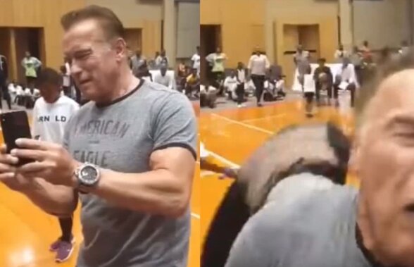 VIDEO Viața bate filmul! Arnold Schwarzenegger, atacat la un eveniment: „Nici măcar în filme n-a fost lovit așa!”