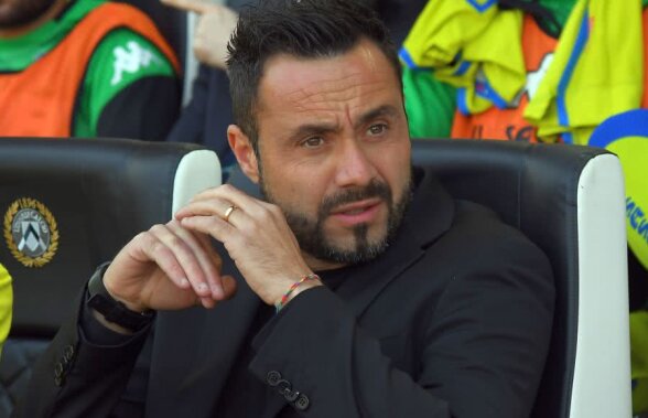 Roberto de Zerbi, favoritul să o preia pe Lazio, recunoaște: „Filosofia mea de antrenor s-a născut în România”