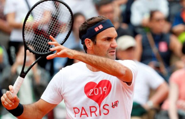 ROLAND GARROS // VIDEO Roger Federer, reflex ULUITOR la antrenamentele din Paris: „Se confirmă, e un extraterestru”