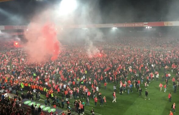 UNION BERLIN // VIDEO Dirk Zingler, președintele lui Union Berlin, „surprins” de sărbătoarea promovării în toaletă, alături de soție :)