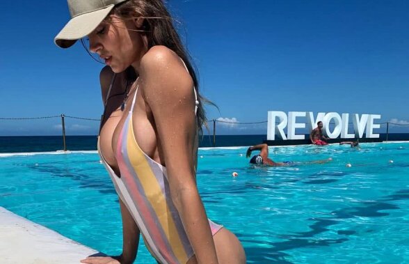 FOTO Încântătoare la Monte Carlo » Josephine Skriver, model Victoria's Secret, alături de Ronaldo la cursa de Formula 1