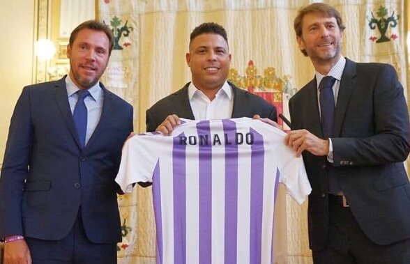 „Nu am intrat niciodată în vestiar şi nu m-am băgat peste antrenor”. Ronaldo şi viaţa de preşedinte la Valladolid