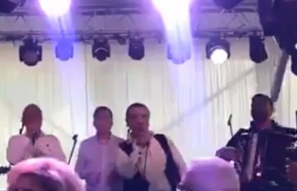 VIDEO Gigi Becali a făcut SHOW la nunta fostului iubit al Simonei Halep! A cântat cu Steaua di Vreari 