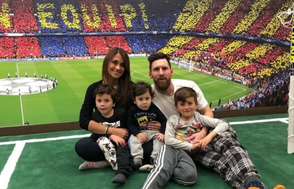 VIDEO // Mezinii lui Leo Messi sunt artiști de mici! Cum i-a surprins soția argentinianului