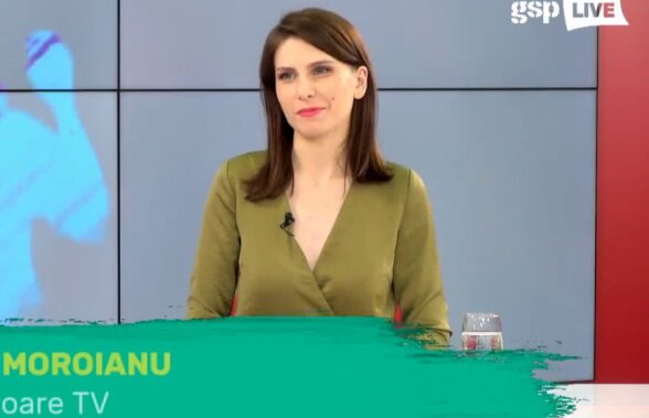 VIDEO Violeta Moroianu, prezentatoarea știrilor sportive de la Antena 3, a fost invitată la GSP LIVE!