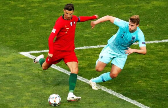 PORTUGALIA - OLANDA 1-0 // VIDEO Ronaldo l-a ofertat pe Matthijs De Ligt, imediat după finala Ligii Națiunilor: „Inițial n-am înțeles ce vrea, am fost șocat”