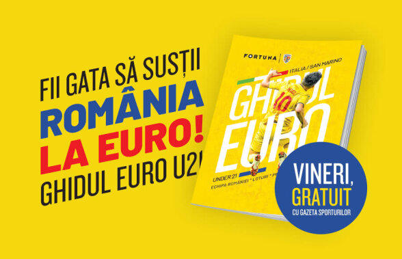 Ghidul EURO U21, gratuit cu Gazeta Sporturilor de vineri, 14 iunie!