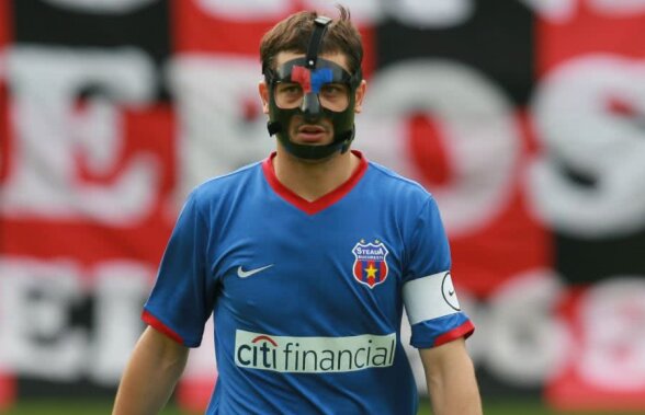 FOTO „Maximus” la 11 ani distanță! Nedelcearu va purta mască, exact ca Rădoi după accidentarea horror de la EURO 2008