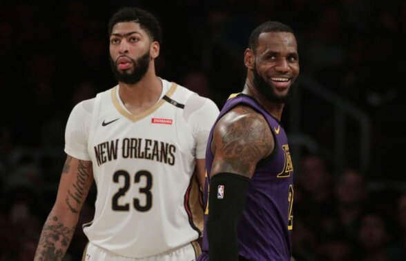 Anthony Davis lângă LeBron James! LA Lakers dă lovitura anului în NBA și pregătește o nouă superechipă