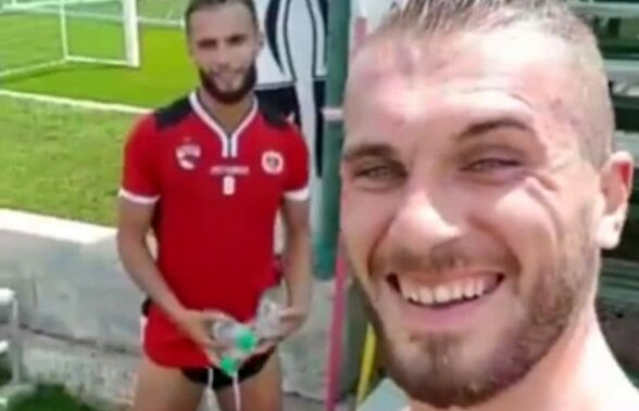 VIDEO Reda Jaadi și Papazoglou s-au antrenat separat! Fotbaliștii s-au amuzat pe seama situației