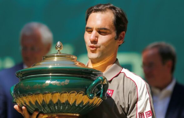 ATP HALLE // VIDEO Roger Federer, prima „Decima” a carierei! „Swiss Maestro” a câștigat pentru a 10-a oară la Halle, după o finală cu David Goffin