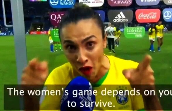 FRANȚA - BRAZILIA 2-1 // Marta Vieira da Silva, discurs FORMIDABIL după eliminarea de la Mondialul feminin: „Asta le cer fetelor! Plângeți la început pentru a putea zâmbi la final”