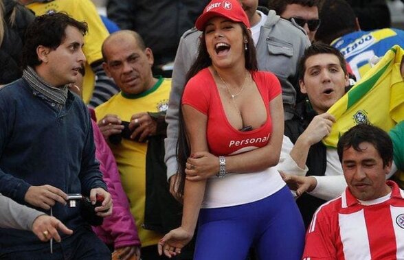 FOTO A revenit Larissa Riquelme! Diva de la CM 2010 e prezentă și la Copa America: noi imagini incendiare