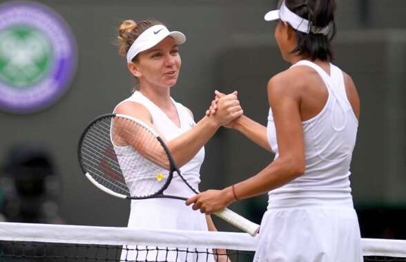 SIMONA HALEP - SHUAI ZHANG 7-6, 6-1 // Chinezoaica e „îndrăgostită” de Simona: „E o persoană atât de bună! Se vede asta în ochii ei”