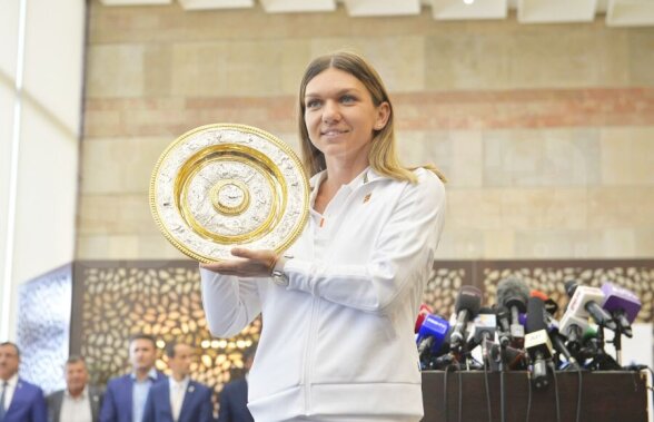 SIMONA HALEP A AJUNS ÎN ROMÂNIA // VIDEO Primire de gală pentru campioana de la Wimbledon 2019: „Domnul Țiriac m-a făcut să cred că o pot bate pe Serena” 