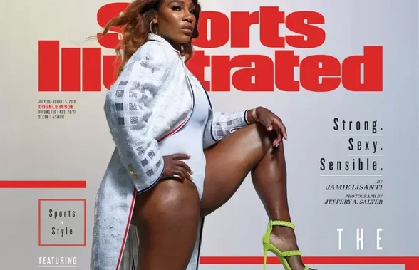 FOTO Serena Williams, apariție îndrăzneață pe coperta Sports Illustrated: „Puternică. Sexy. Sensibilă” » E prima în topul celor mai elegante sportive