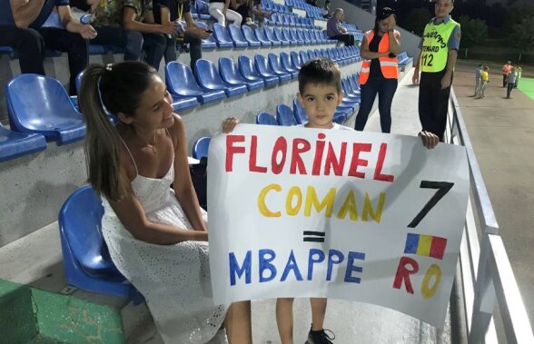 ALASHKERT - FCSB 0-3 // FOTO Florinel Coman a avut un susținător-surpriză în Armenia: „Mbappe de România, vreau tricoul tău!”