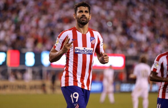 VIDEO Real Madrid, umilită de Atletico Madrid! La pauză scorul era 0-5 + Aroganța lui Diego Costa înainte de a fi eliminat