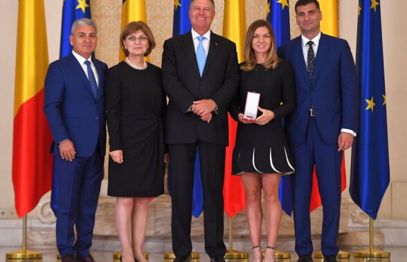 VIDEO // Simona Halep, decorată de președintele Klaus Iohannis cu „Ordinul Steaua României”» Campioana, alături de iubit la Cotroceni