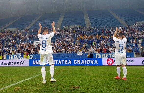 CRAIOVA - AEK ATENA 0-2 // Alexandru Mateiu și Mihai Roman le mulțumesc copiilor din tribune: „Sunt tare mândru de ei”